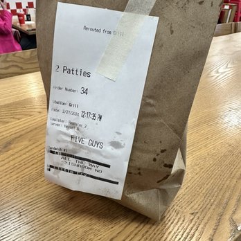Five Guys - All the way ... minus the mushrooms! - Burgers Near Me - New York, New York Five Guys - All the way ... minus the mushrooms! - Burgers Near Me - New York, New York