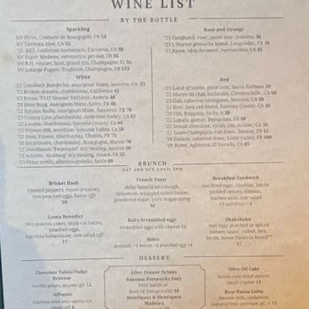 Luma Bar & Eatery - Wine list - Mediterranean Near Me - Petaluma, California Luma Bar & Eatery - Wine list - Mediterranean Near Me - Petaluma, California
