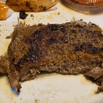 Moondog Seaside Eatery - Ribeye steak special, ordered MEDIUM RARE! - Seafood Near Me - Fulton, Texas Moondog Seaside Eatery - Ribeye steak special, ordered MEDIUM RARE! - Seafood Near Me - Fulton, Texas