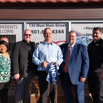 ReFlex Chiropractic - Dr Thayn and some of the Chamber of Commerce at his Grand Opening in 2019! - Chiropractors Near Me - Lehi, Utah