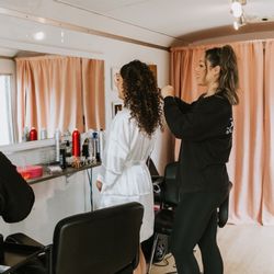 Glamology Beauty Lounge - Aime doing my hair