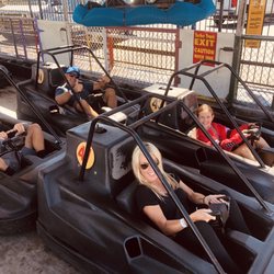 Go Kart World - Marco took this photo of us !