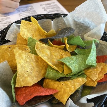 Barba Azul - Multi colored tortilla chips - Mexican Near Me - Seaside, California Barba Azul - Multi colored tortilla chips - Mexican Near Me - Seaside, California