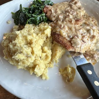 Iron Hill Brewery & Restaurant - Pork Schnitzel with Andouille Sausage Gravy - Brewpubs Near Me - Hershey, Pennsylvania