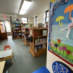 Union City Public Library - Children's section on the lower level