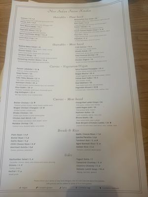 Menu photo 1 Noor Indian Fusion Kitchen Berkeley, CA