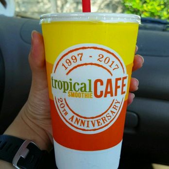Tropical Smoothie Cafe - Free smoothie for national flip flop day - Sandwiches Near Me - Pensacola, Florida