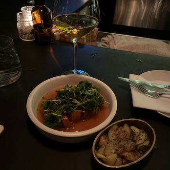 Maxwell Park - Montrachet, tomato salad, pickles - Wine Bars Near Me - Washington, DC, District of Columbia
