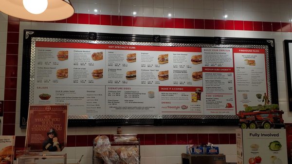 Menu photo 2 Firehouse Subs Las Vegas, NV
