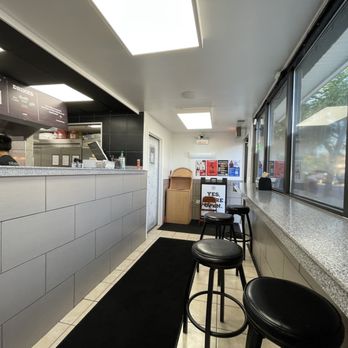 Fry the Coop - a view of the kitchen from the counter - Chicken Shop Near Me - Chicago, Illinois
