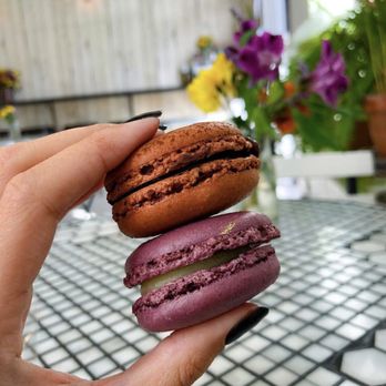 Woops - Nutella macaron and Honey Lavender macaron - Coffee & Tea Near Me - Tucson, Arizona Woops - Nutella macaron and Honey Lavender macaron - Coffee & Tea Near Me - Tucson, Arizona