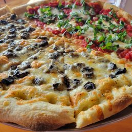 Half and half margarita and forager.