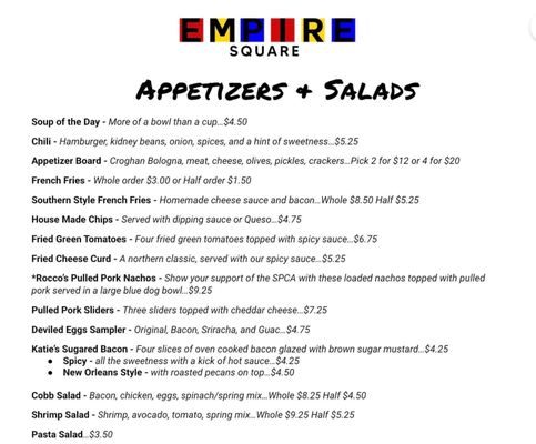 Menu photo 7 Empire Square Watertown, NY