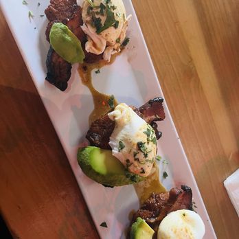 Werewolf - Pork Belly Benedict (avocado added) - Breakfast & Brunch Near Me - San Diego, California Werewolf - Pork Belly Benedict (avocado added) - Breakfast & Brunch Near Me - San Diego, California