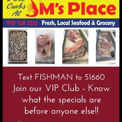 JM's Place Seafood - Opt into our VIP CLUB! Get special discounts and automatic entries into our awesome giveaways.