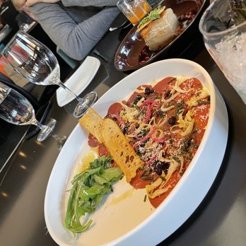 Coyote Cafe - Venison Carpaccio - New American Near Me - Santa Fe, New Mexico
