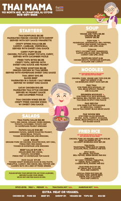 Menu photo 5 Thai Mama Cranford, NJ