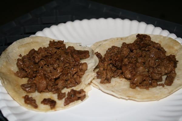 Tacos de Valle al carbón by null
