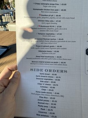 Menu photo 1 Bianca’s Bar and Restaurant Gilbraltar, 