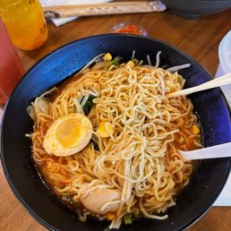 Spicy Tonkotsu Ramen Noodle Soup