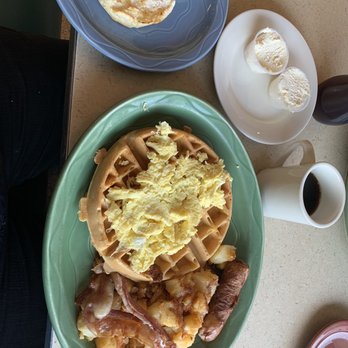 Broadway Lights Diner & Cafe - Morning Glory (choice of French Toast, Pancakes, or Waffles). - Diners Near Me - Kingston, New York Broadway Lights Diner & Cafe - Morning Glory (choice of French Toast, Pancakes, or Waffles). - Diners Near Me - Kingston, New York