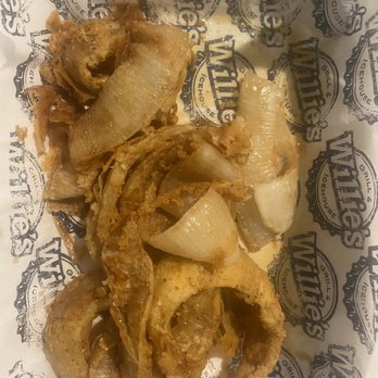 Willie's Grill & Icehouse - Greasy Hand Breaded Onion Rings - Seafood Near Me - Georgetown, Texas Willie's Grill & Icehouse - Greasy Hand Breaded Onion Rings - Seafood Near Me - Georgetown, Texas
