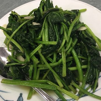 Fiery Shanghai - spinach w garlic - Shanghainese Near Me - Pleasanton, California
