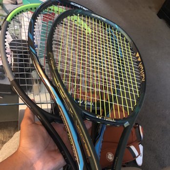 Corona Stringer - Vcore Pro 97hd with PTP/Rexis Ezone DR98 with PTF/Dynawire Blade 98 with Solinco TB/Sensation - Sporting Goods Near Me - Corona, California