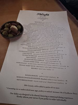 Menu photo 2 Phlight Whittier, CA