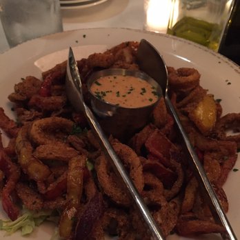 Garré Cafe - Calamari with fried onions - Mediterranean Near Me - Livermore, California Garré Cafe - Calamari with fried onions - Mediterranean Near Me - Livermore, California