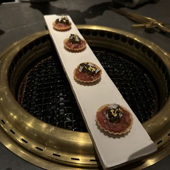 Yakiya - Bluefin Tuna with Caviar and 24k gold leaf - Bars Near Me - Pasadena, California Yakiya - Bluefin Tuna with Caviar and 24k gold leaf - Bars Near Me - Pasadena, California