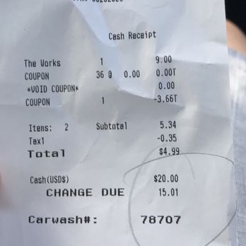 N Lemon Ave Extra Mile - Receipt - Gas Stations Near Me - Walnut, California