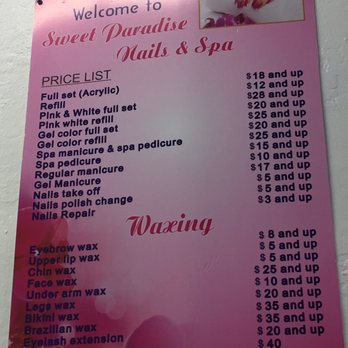 Sweet Paradise Nails - Great prices! I usually get the gel pedicure for $22. They take their time and really make you feel comfortable and relaxed. - Nail Salons Near Me - Long Beach, California Sweet Paradise Nails - Great prices! I usually get the gel pedicure for $22. They take their time and really make you feel comfortable and relaxed. - Nail Salons Near Me - Long Beach, California