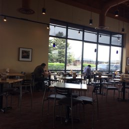 Open seating, a little smelly. Booth tables along the wall and outdoor patio available, too. Open seating, a little smelly. Booth tables along the wall and outdoor patio available, too.