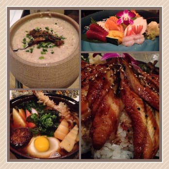 Umai - Fantastic dinner for 2! Maitaki chowder, unagi don, sashimi plate, nabeyaki udon - Japanese Near Me - Chicago, Illinois Umai - Fantastic dinner for 2! Maitaki chowder, unagi don, sashimi plate, nabeyaki udon - Japanese Near Me - Chicago, Illinois
