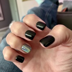 Tu Nails - Unicorn nail with black!!! Love it- thanks again Tu Nails!!!