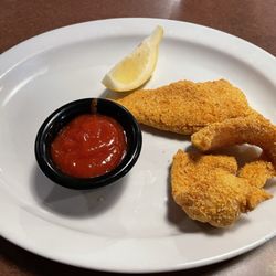 Miller's Grill - Lunch Special - Fried Catfish with Cocktail Sauce