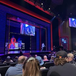 Penn & Teller - Our view from our seats before the show.