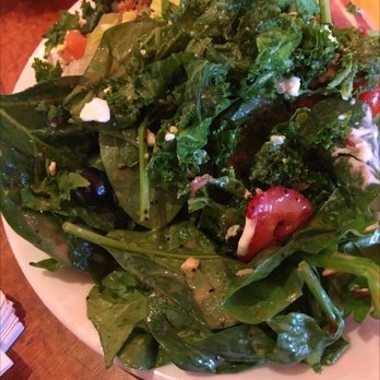 Sizzler - WOW! Italian spinach blueberries, strawberries & added there kale salad - Seafood Near Me - Banning, California Sizzler - WOW! Italian spinach blueberries, strawberries & added there kale salad - Seafood Near Me - Banning, California