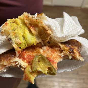 Eat Pizza - Jalapeno & Chicken pizza, lacking a sustainable amount of sauce - Pizza Near Me - Springfield, Virginia