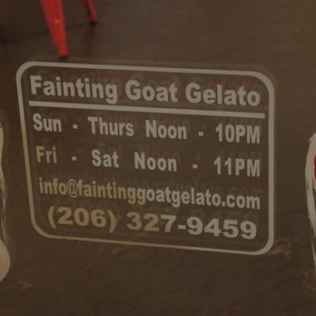 Fainting Goat Gelato - Hours - Gelato Near Me - Seattle, Washington Fainting Goat Gelato - Hours - Gelato Near Me - Seattle, Washington