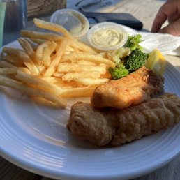 Fish 'n' Chips, Fries, and Coleslaw Fish 'n' Chips, Fries, and Coleslaw