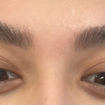Face Brow & Beauty Bar - Brow lam with hybrid tint (you can compare my lashes to the second pic with the lash lift) - Nail Salons Near Me - Miami, Florida Face Brow & Beauty Bar - Brow lam with hybrid tint (you can compare my lashes to the second pic with the lash lift) - Nail Salons Near Me - Miami, Florida