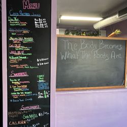 The Juice Joint - Menu