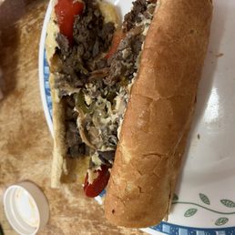 Cheesesteak half Cheesesteak half