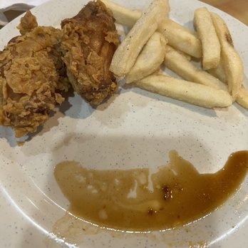 Oriental Pearl - fried chicken and french fries on a plate - Buffets Near Me - Owasso, Oklahoma