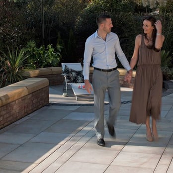 Stone Gallery Landscape & Masonry Supply - Outdoor Living Patio in Niagara Valley Natural Stone by Unilock. - Building Supplies Near Me - Newton, Massachusetts Stone Gallery Landscape & Masonry Supply - Outdoor Living Patio in Niagara Valley Natural Stone by Unilock. - Building Supplies Near Me - Newton, Massachusetts
