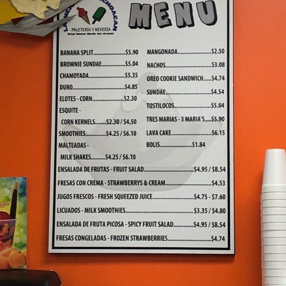 Menu Menu