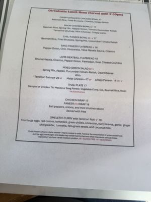 Menu photo 3 Oh' Calcutta Winston-Salem, NC Menu photo 3 Oh' Calcutta Winston-Salem, NC