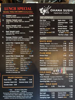 Menu photo 1 Ohana Sushi Suffolk, VA
